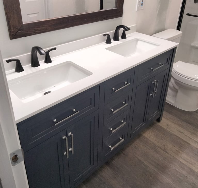 Bathroom remodel project