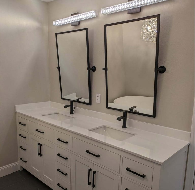 Bathroom vanity remodel
