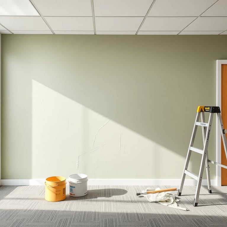 Commercial painting project