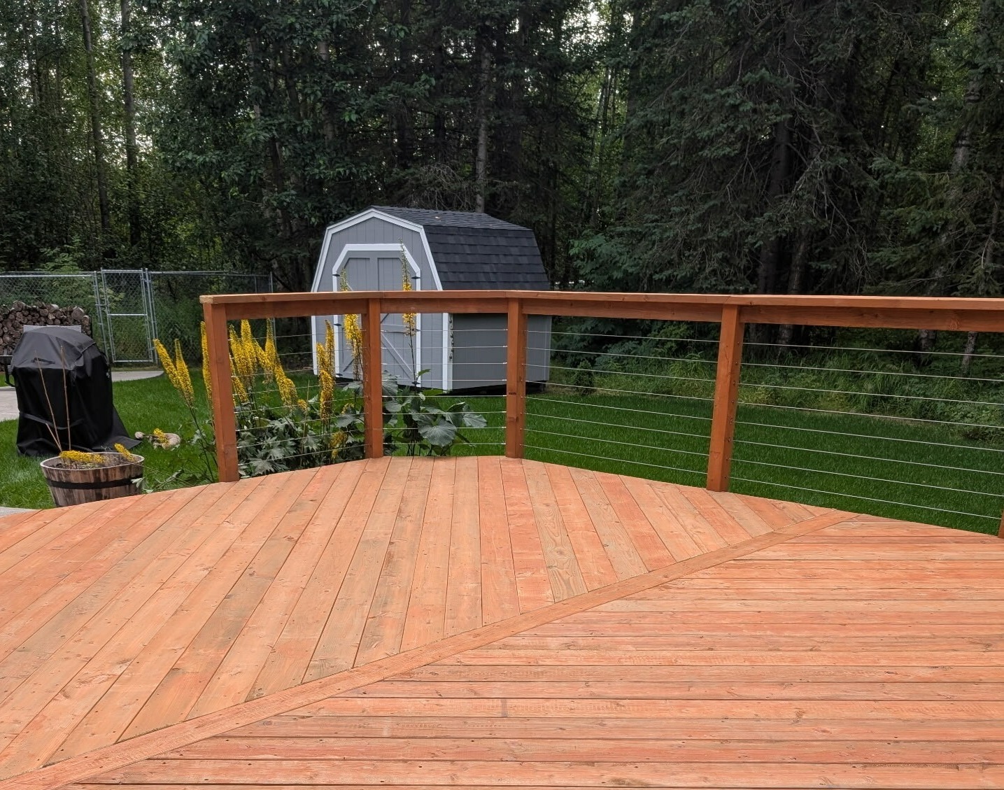 Deck installation project