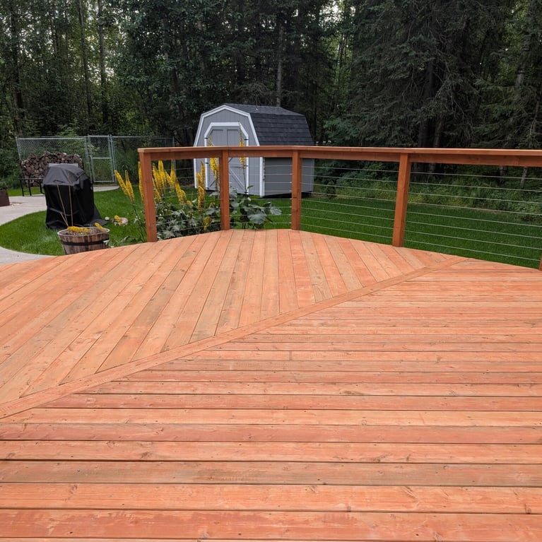 Deck installation project