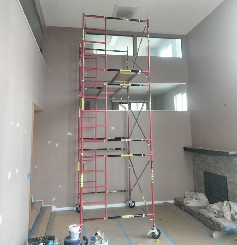 Living room renovation project