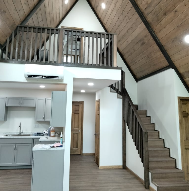 Livin rom loft renovation project